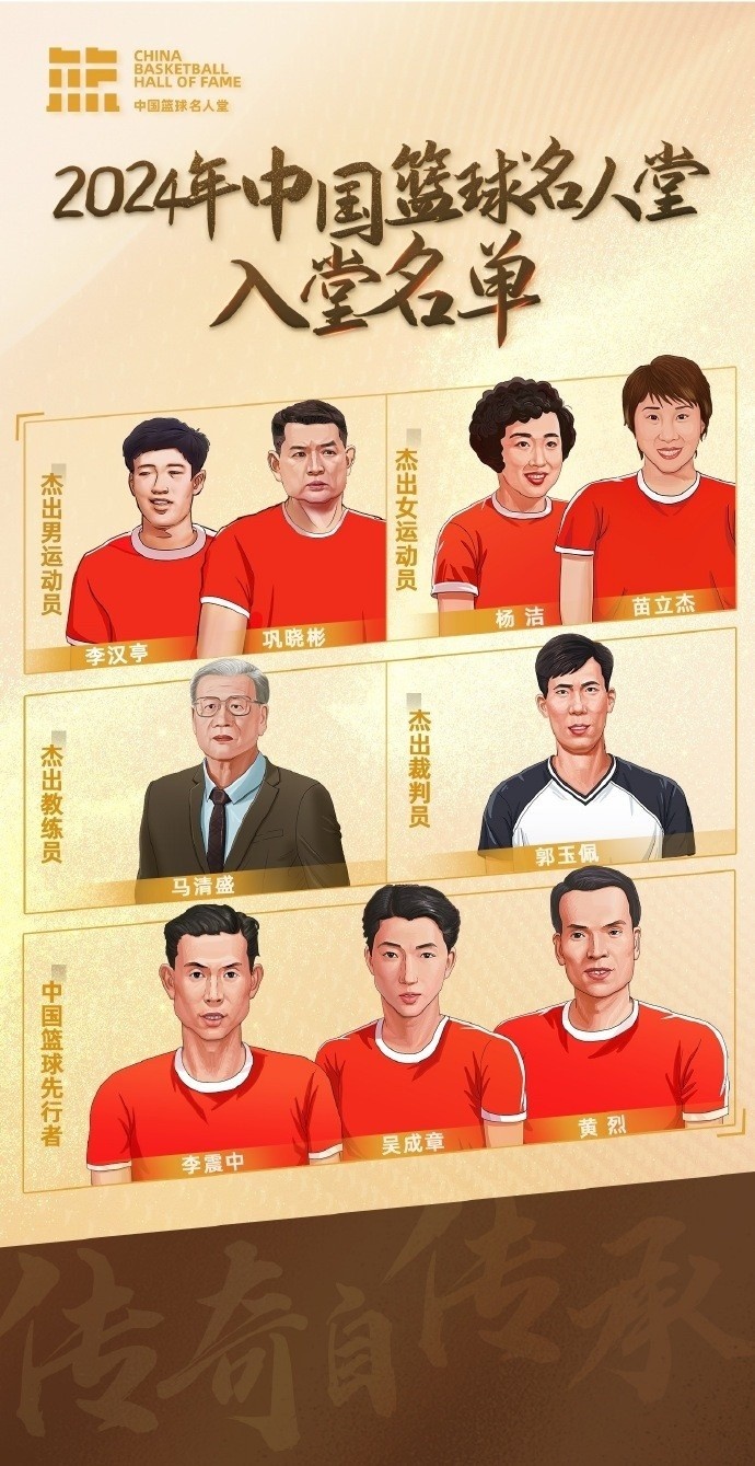  周琦：名人堂的每一個(gè)名字都是中國籃球的年輪見證 共同加油！