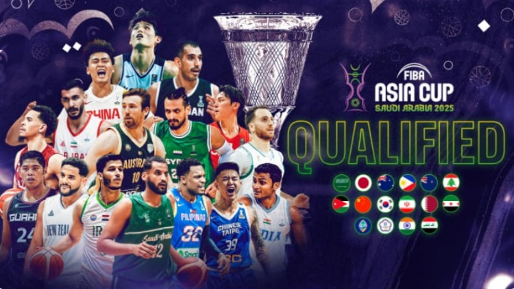  8月在沙特舉辦！FIBA官網(wǎng)：男籃亞洲杯抽簽儀式將在下月8號舉行