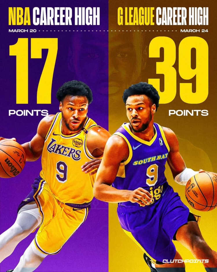  在進步！布朗尼一周內(nèi)先后創(chuàng)下個人NBA和G聯(lián)盟單場得分新紀錄