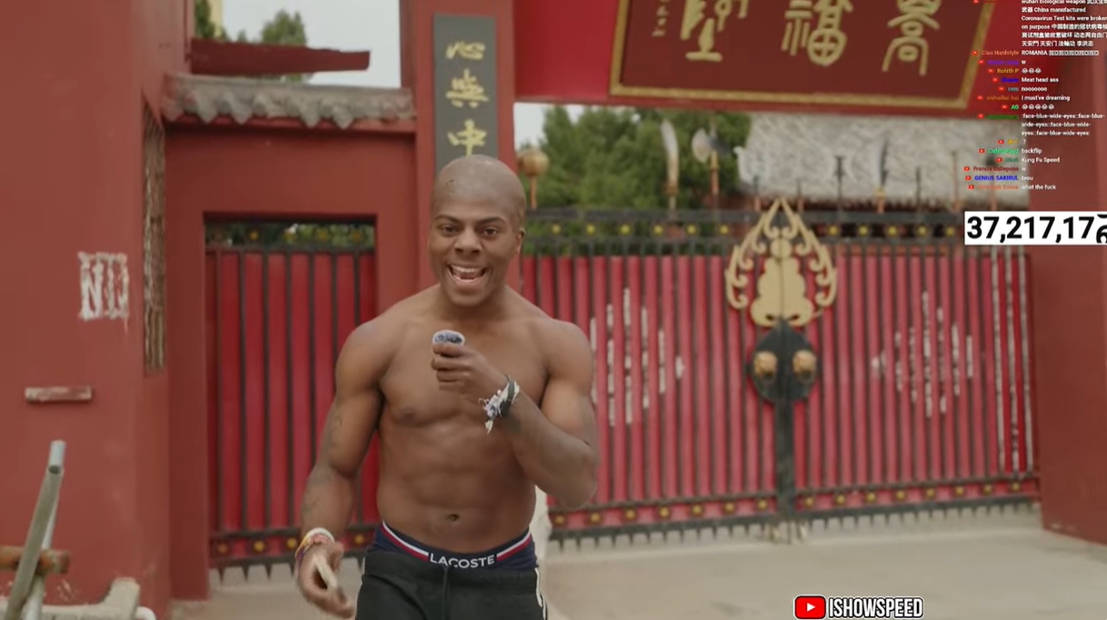  光頭造型！Speed中國行來到鄭州少林寺，上香拜佛學(xué)功夫